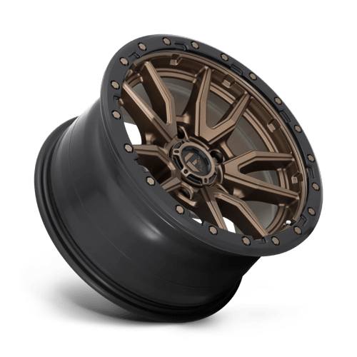 Fuel Offroad D681 REBEL Matte Bronze Black Bead Ring 17x9 -12 5x114.3mm 72.6mm - Wheelwiz