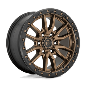 Fuel Offroad D681 REBEL Matte Bronze Black Bead Ring 20x9 +1 8x165.1mm 125.1mm - Wheelwiz
