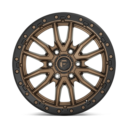 Fuel Offroad D681 REBEL Matte Bronze Black Bead Ring 17x9 +1 5x127mm 71.5mm - Wheelwiz
