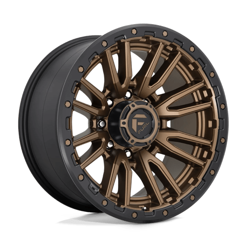 Fuel Offroad D681 REBEL Matte Bronze Black Bead Ring 20x10 -18 8x180mm 124.2mm - Wheelwiz