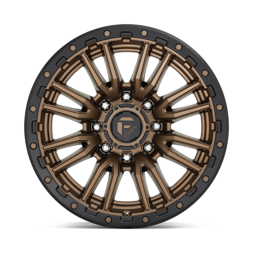 Fuel Offroad D681 REBEL Matte Bronze Black Bead Ring 20x10 -18 8x180mm 124.2mm - Wheelwiz