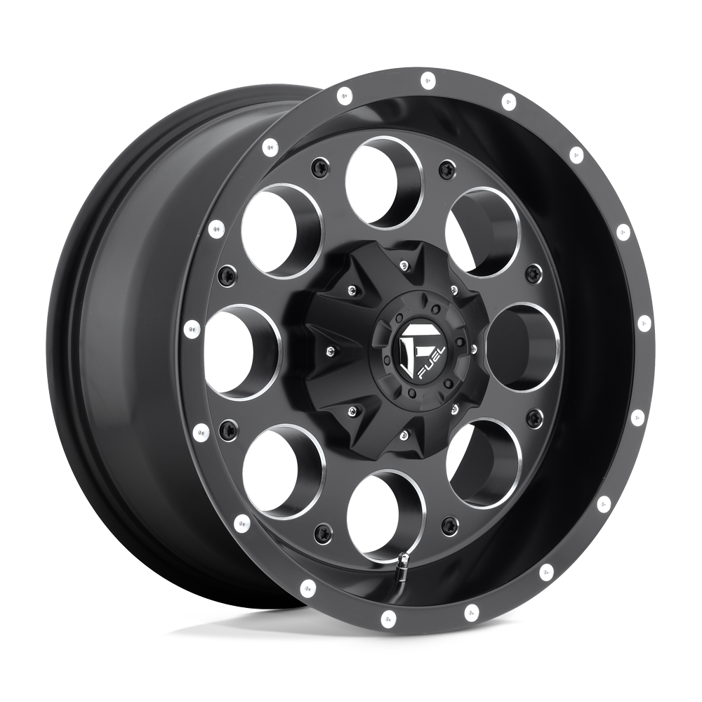 Fuel Offroad D525 REVOLVER Matte Black Milled 20x9 +01 8x170mm 125.1mm - WheelWiz