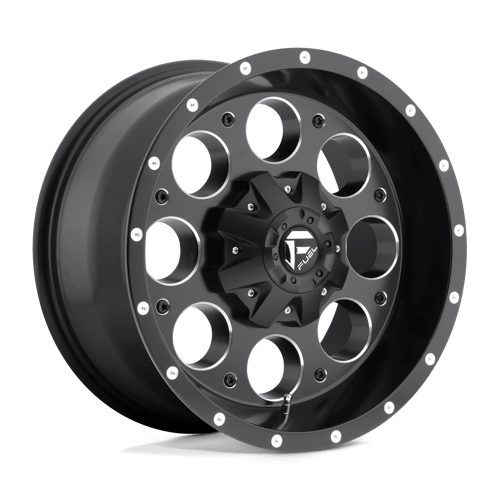 Fuel Offroad D525 REVOLVER Matte Black Milled 20x10 -24 8x170mm 125.1mm - WheelWiz