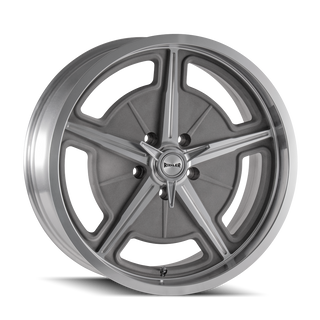 Ridler 605 Matte as-cast machined 18x8 0 5x127mm 83.82mm