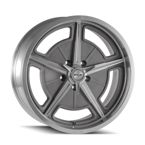 Ridler 605 Matte as-cast machined 18x8 0 5x114.3mm 83.82mm - Wheelwiz