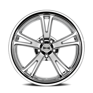 Ridler 606 Chrome 17x8 0 5x127mm 83.82mm