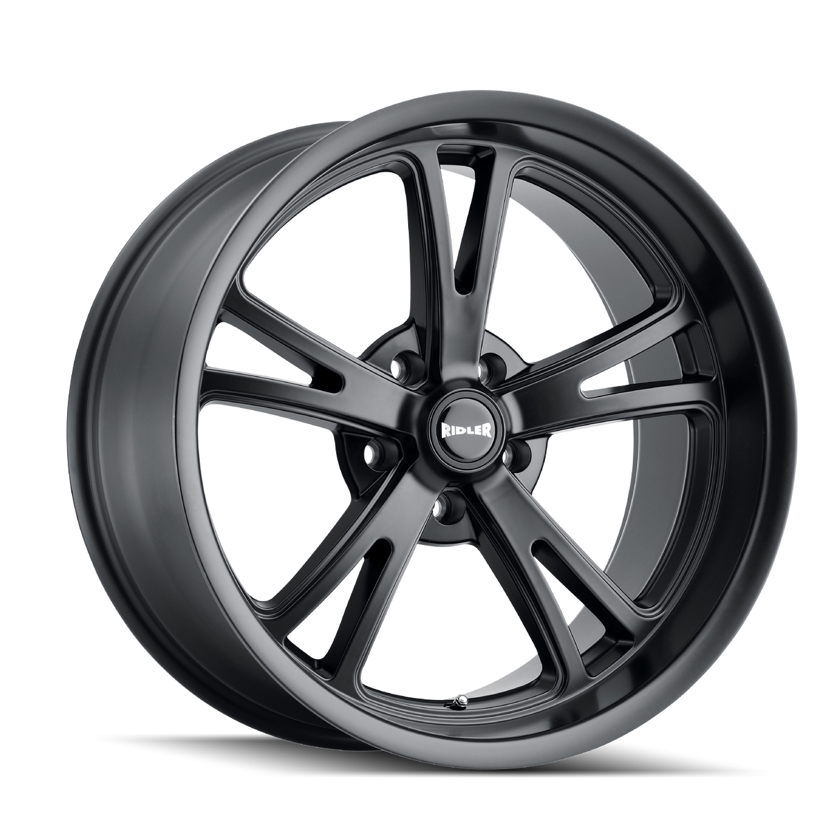 Ridler 606 Matte black 22x9 +20 5x120mm 72.62mm - Wheelwiz
