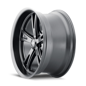 Ridler 606 Matte black 20x9 +35 5x120mm 72.62mm - Wheelwiz