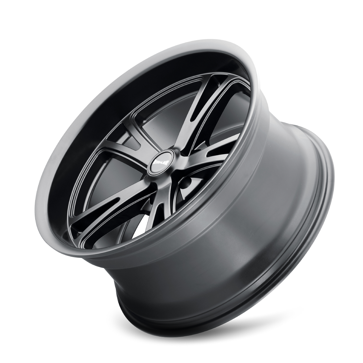 Ridler 606 Matte black 22x9 +20 5x115mm 72.62mm - Wheelwiz
