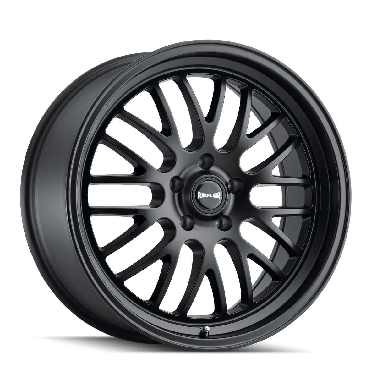 Ridler 607 Matte black 22x10.5 +40 5x120mm 72.62mm - Wheelwiz