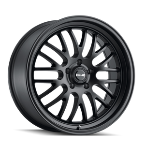 Ridler 607 Matte black 22x9 +20 5x120mm 72.62mm - Wheelwiz