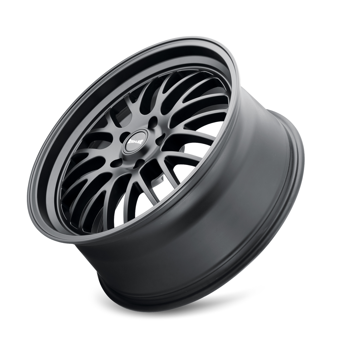 Ridler 607 Matte black 18x8 0 5x127mm 83.82mm - Wheelwiz