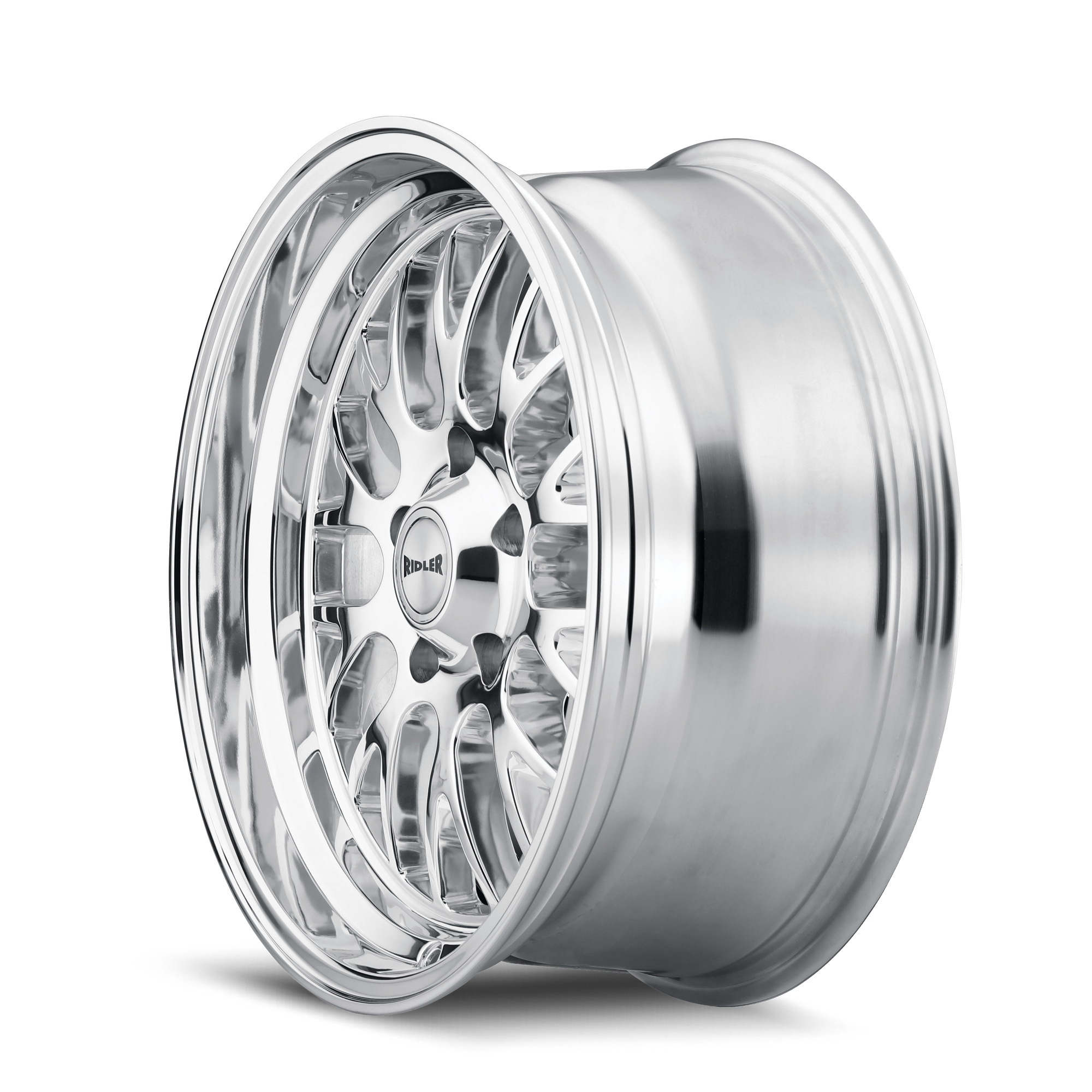 Ridler 607 Polished 20x8.5 0 5x114.3mm 83.82mm - Wheelwiz