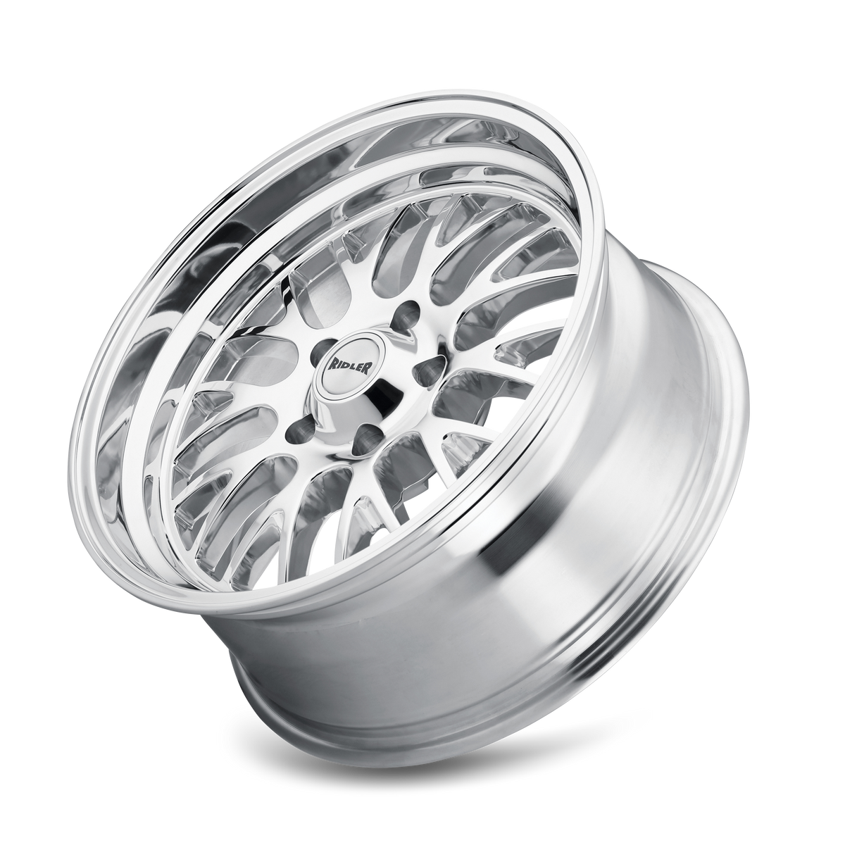Ridler 607 Polished 20x8.5 0 5x120.65mm 83.82mm - Wheelwiz