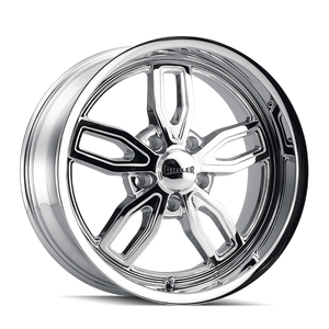 Ridler 608 Chrome 18x8 0 5x120.65mm 72.62mm - Wheelwiz