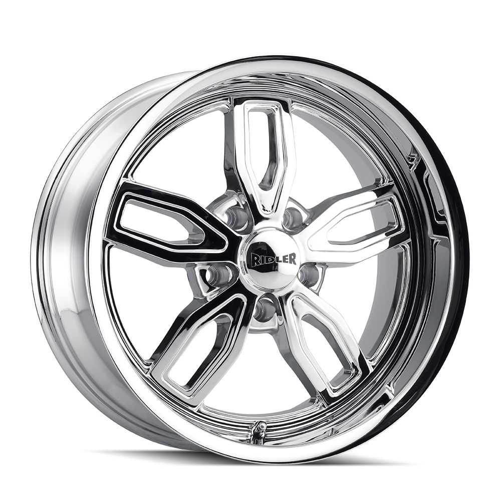 Ridler 608 Chrome 20x10 0 5x120.65mm 72.62mm - Wheelwiz