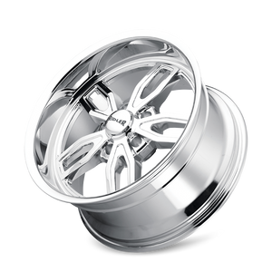 Ridler 608 Chrome 20x10 0 5x114.3mm 72.62mm