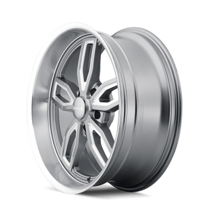 Ridler 608 Gloss grey milled 18x8 0 5x127mm 78.3mm