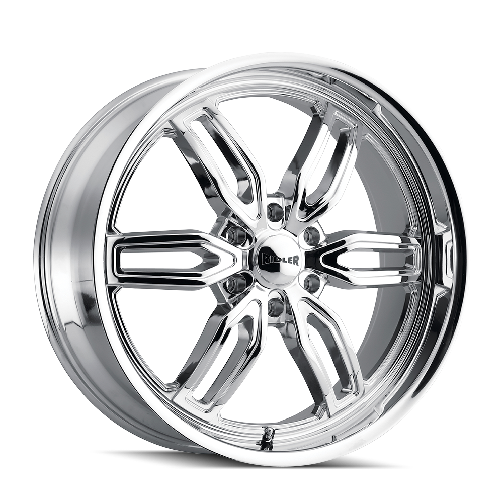 Ridler 609 Chrome 22x9.5 +18 6x139.7mm 106.1mm - Wheelwiz