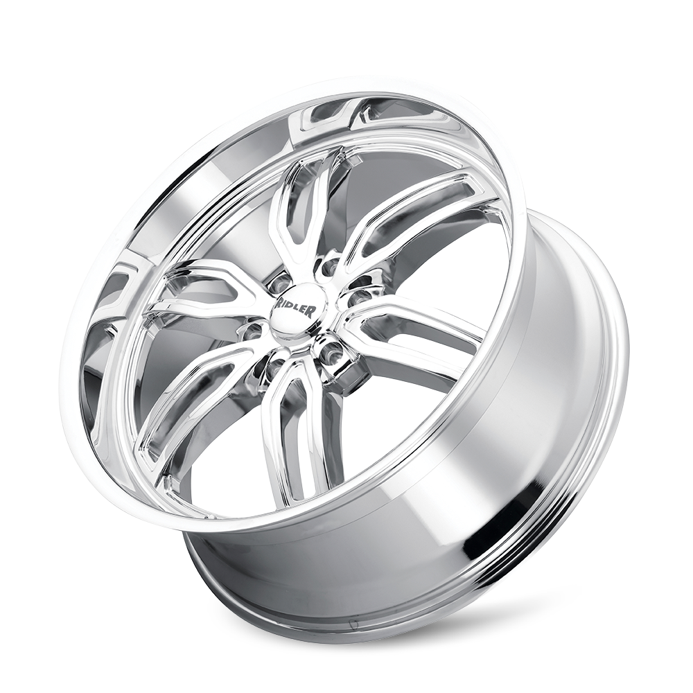 Ridler 609 Chrome 20x9 +30 6x139.7mm 106.1mm - Wheelwiz
