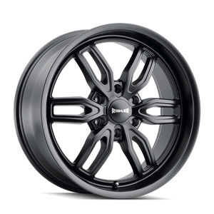 Ridler 609 Matte black 20x9 +18 6x139.7mm 106.1mm