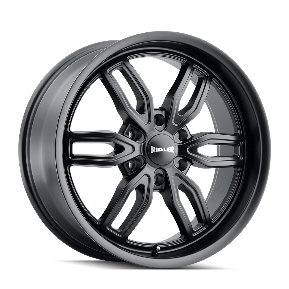 Ridler 609 Matte black 20x9 +18 6x139.7mm 106.1mm - Wheelwiz