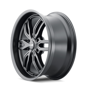 Ridler 609 Matte black 20x9 +18 6x139.7mm 106.1mm - Wheelwiz