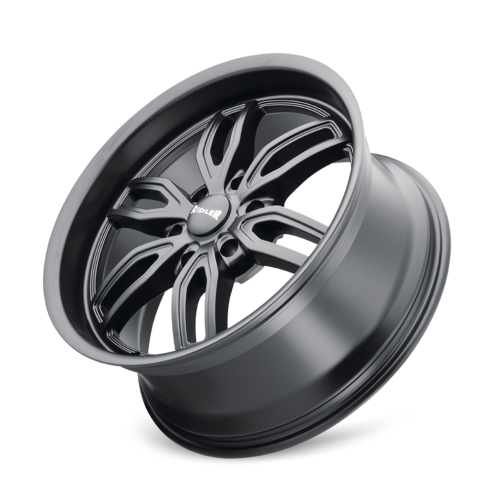 Ridler 609 Matte black 20x9 +30 6x135mm 87.1mm - Wheelwiz