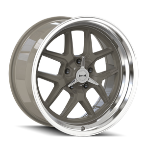 Ridler 610 Gloss grey polished 17x8 0 5x120.65mm 83.82mm - Wheelwiz