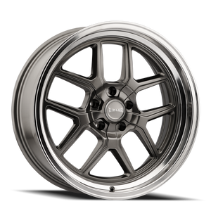 Ridler 610 Gloss grey polished 17x7 0 5x127mm 83.82mm