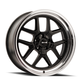 Ridler 610 Matte black polished 17x8 0 5x120.65mm 83.82mm