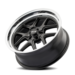 Ridler 610 Matte black polished 17x8 0 5x120.65mm 83.82mm