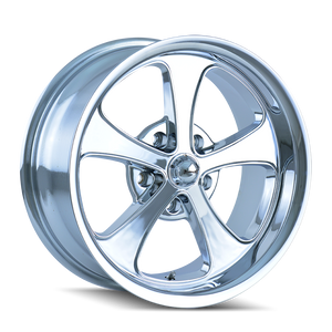 Ridler 645 Chrome 18x9.5 0 5x127mm 83.82mm - WheelWiz