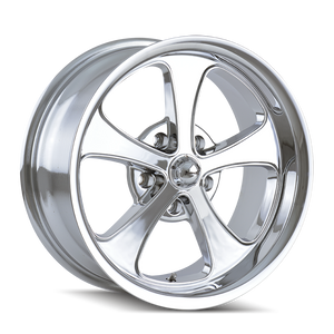 Ridler 645 Chrome 18x9.5 0 5x120.65mm 83.82mm - Wheelwiz