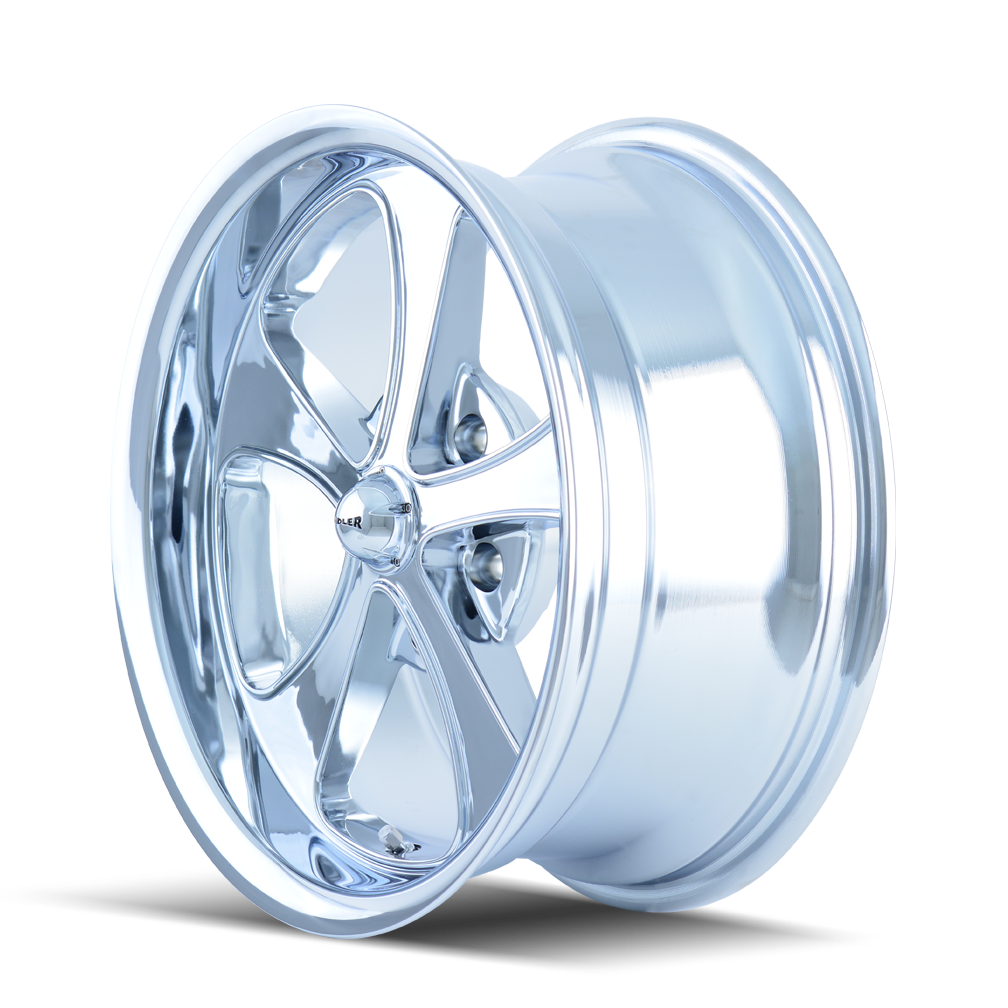 Ridler 645 Chrome 18x9.5 0 5x127mm 83.82mm - WheelWiz