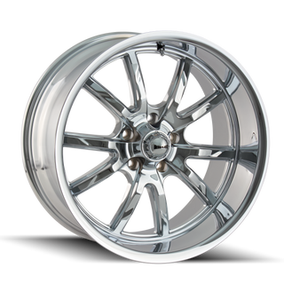 Ridler 650 Chrome 20x8.5 +30 5x114.3mm 72.62mm
