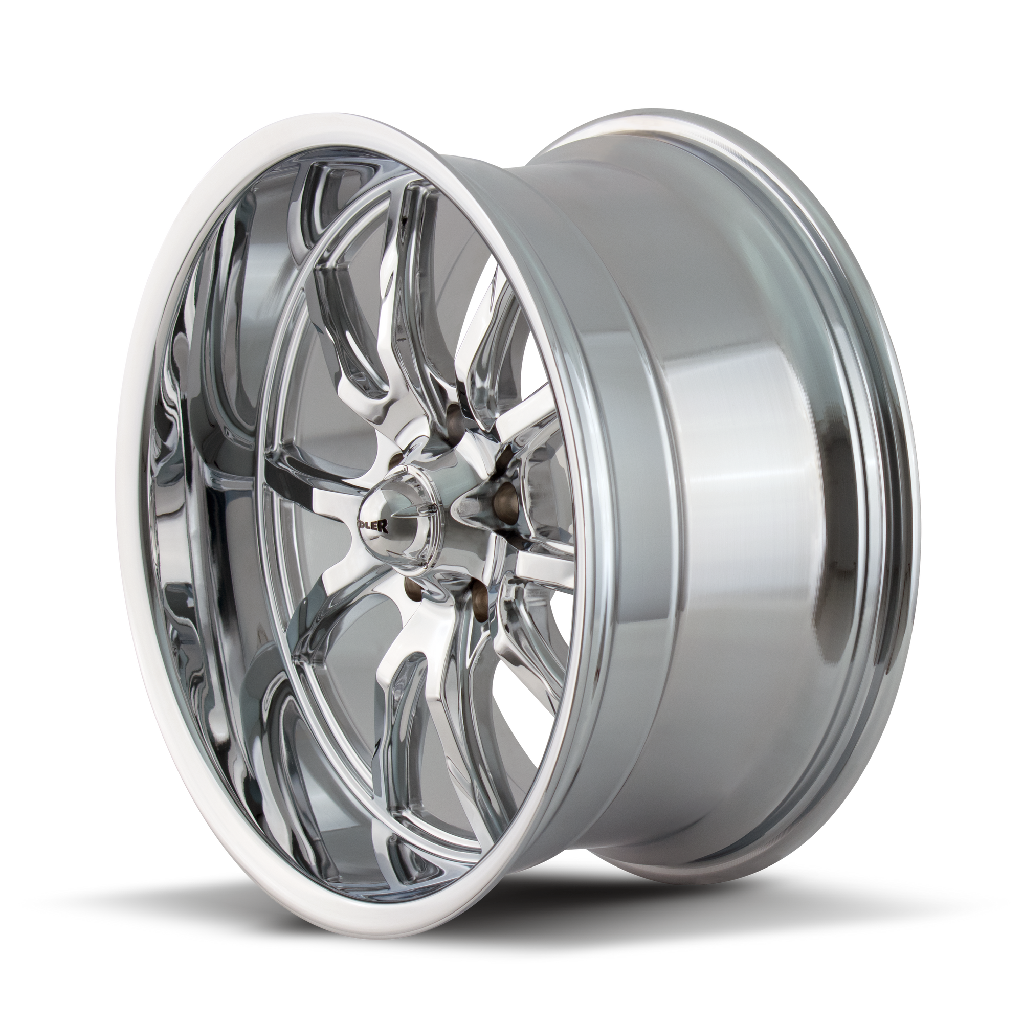 Ridler 650 Chrome 20x8.5 +30 5x120mm 72.62mm - Wheelwiz