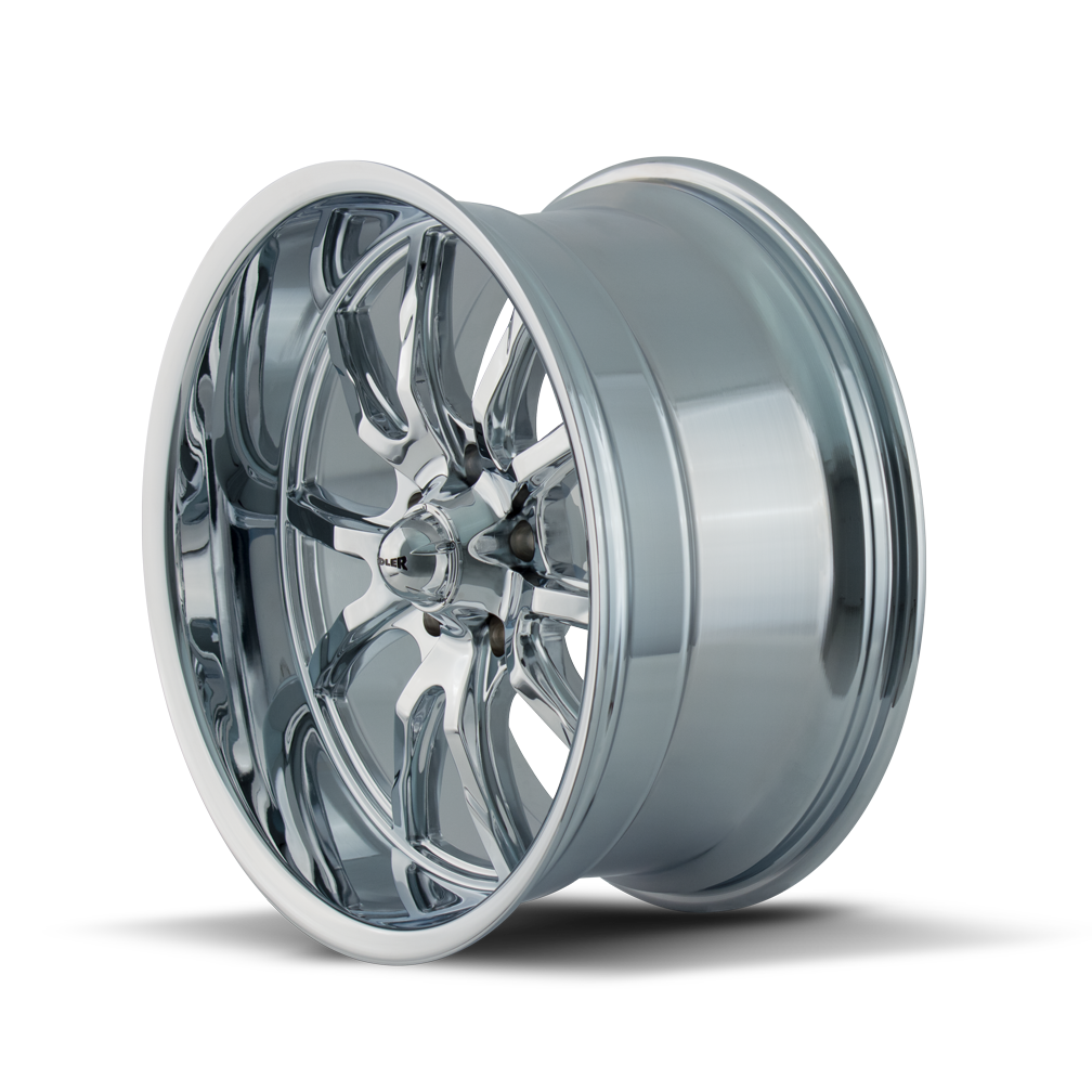 Ridler 650 Chrome 22x9.5 +18 5x115mm 72.62mm - WheelWiz