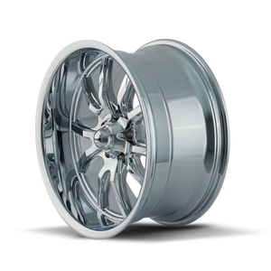 Ridler 650 Chrome 22x9.5 +18 5x115mm 72.62mm - WheelWiz