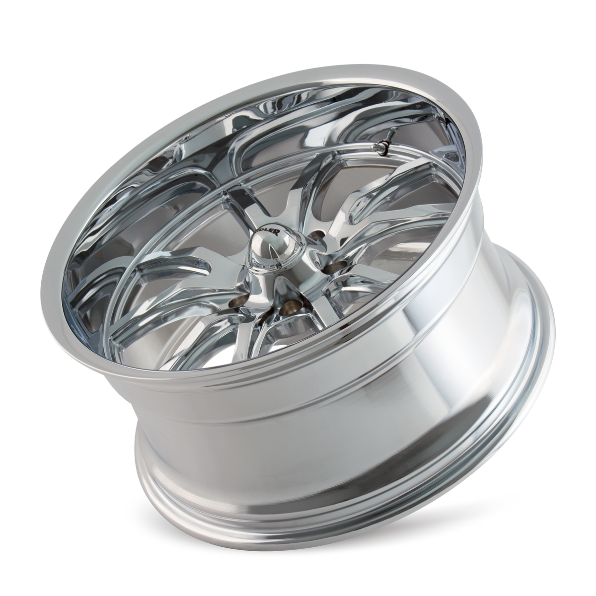 Ridler 650 Chrome 20x8.5 0 5x120.65mm 83.82mm - Wheelwiz