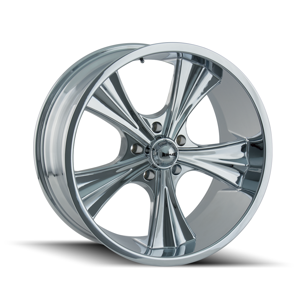 Ridler 651 Chrome 18x8 0 5x114.3mm 83.82mm - WheelWiz