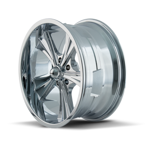 Ridler 651 Chrome 22x9.5 +18 5x115mm 72.62mm - Wheelwiz