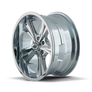 Ridler 651 Chrome 18x9.5 0 5x127mm 83.82mm - WheelWiz