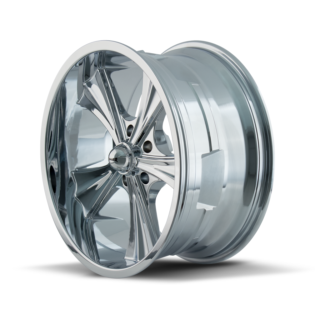 Ridler 651 Chrome 20x8.5 0 5x127mm 83.82mm - WheelWiz