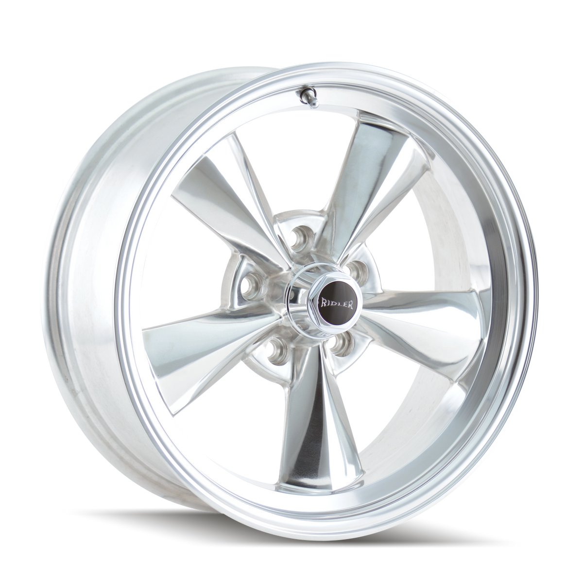 Ridler 675 Polished 17x9.5 -5 5x120.65mm 83.82mm - Wheelwiz