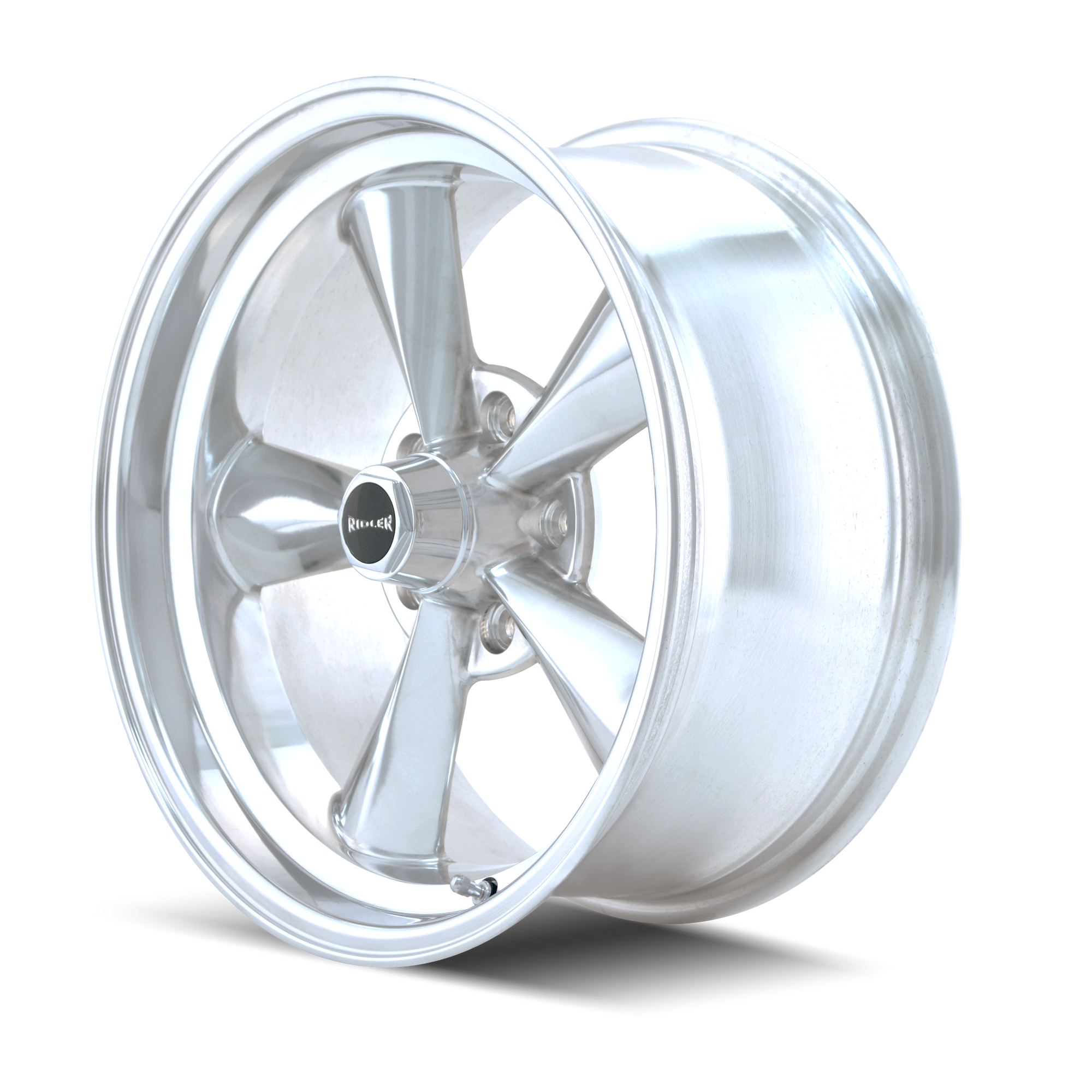 Ridler 675 Polished 15x8 -12 5x120.65mm 83.82mm - WheelWiz