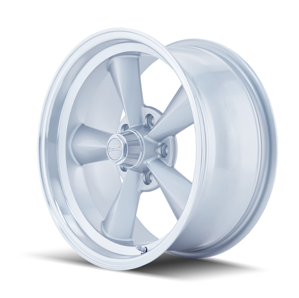 Ridler 675 Satin silver machined 17x9.5 -5 5x114.3mm 83.82mm - WheelWiz