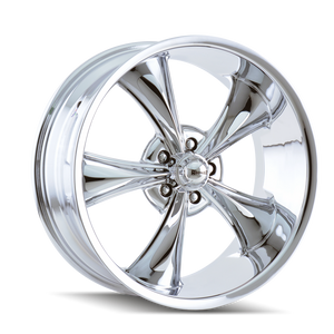 Ridler 695 Chrome 22x9 +15 5x115mm 83.82mm - Wheelwiz