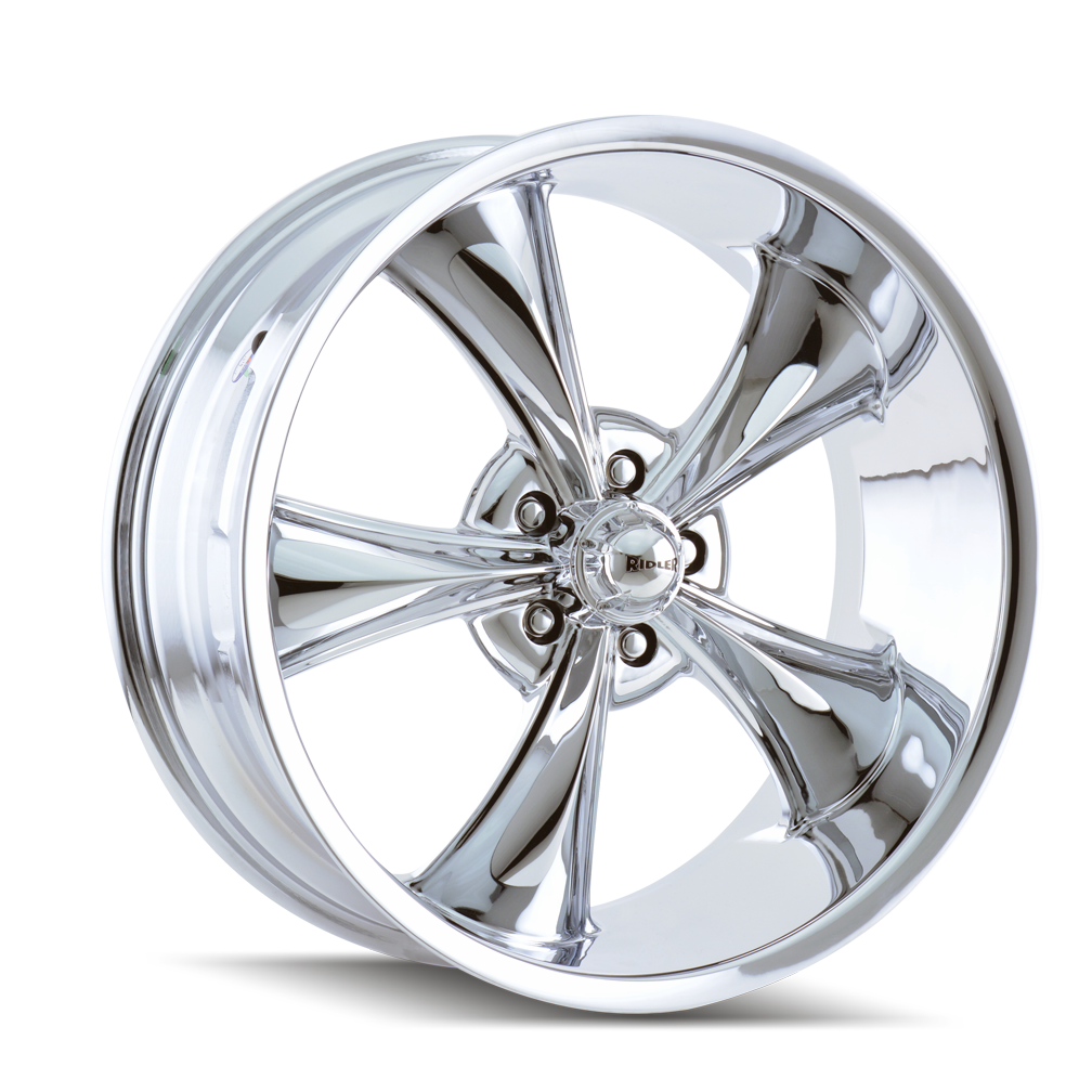Ridler 695 Chrome 20x8.5 0 5x127mm 83.82mm - Wheelwiz