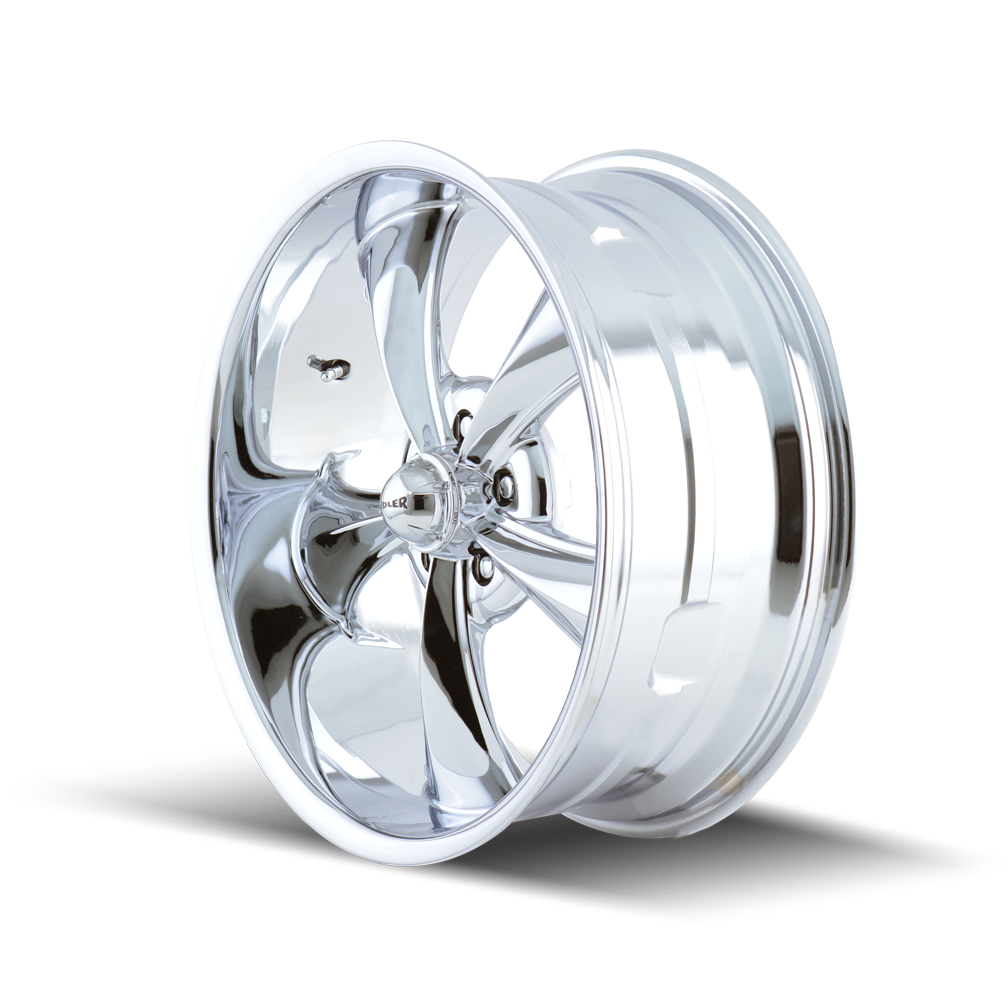 Ridler 695 Chrome 22x10.5 0 5x127mm 83.82mm - Wheelwiz